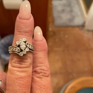 1.5 carat wedding ring from Zales.  In perfect condition.